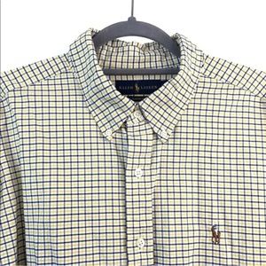 Ralph Lauren Plaid Long Sleeve Casual Button Shirt